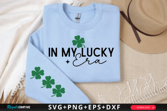 Celebrate Your Moments: The Versatile In My Lucky Era Sleeve Svg Design