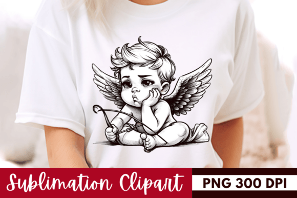 Cute Cupid PNG Clipart: Sweeten Your Valentine's Day Designs