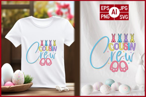 Design a Festive Family Vibe with the Cousin Crew Easter Bunny Tee