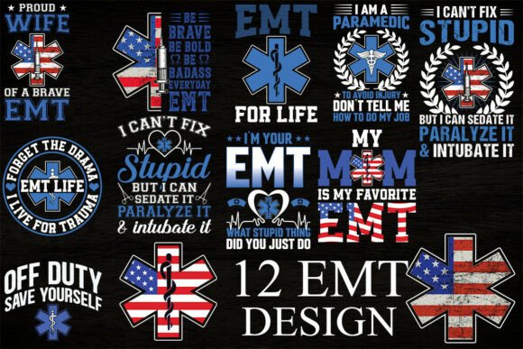 EMS Paramedic Design Bundle: Creative Tools for First Responders