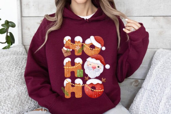 Festive Fun: Designing with a Cute Christmas Hohoho T-Shirt Design