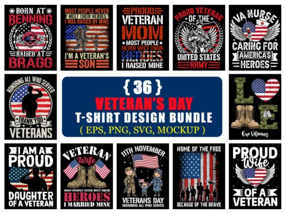 Honor Service with the Ultimate Veteran's Day Design Bundle