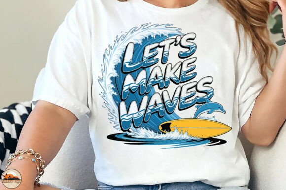 Let's Make Waves: Your Go-To Summer Shirt Design