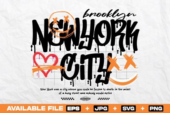 Urban Brush Strokes: The Energy of NYC Graffiti Typography
